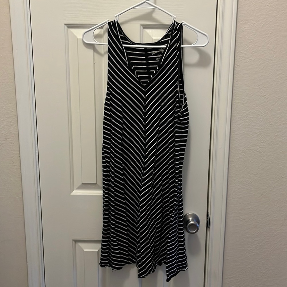 Two universal threads striped dresses
